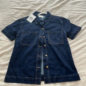 Brand new unworn Dissh over sized denim jacket